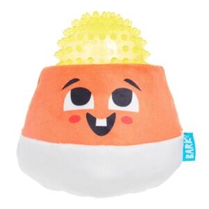 BARK Afraid of the Bark Halloween Candy‎ Corn Food Shaped Plush Dog Toy